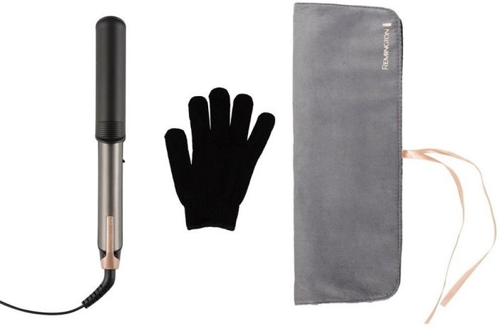 Випрямляч 2в1 Remington ONE STRAIGHT & CURL, 2в1 випрямляч та плойка, темп.режимов-5, 150-230С, кейс та рукавичка в комплекті, кераміка, чорний