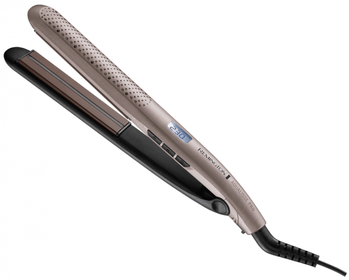 Випрямляч Remington Aqualisse PRO, 230Вт, темп.режимів-10, дісплей, кераміка, сріблястий