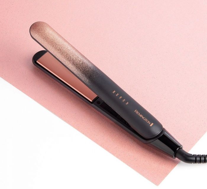 Випрямляч Remington ROSE SHIMMER, темп.режимов-5, 150-230С, кераміка, чорно-золотий