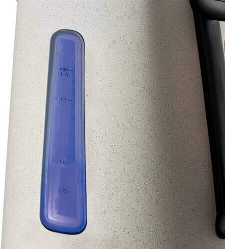Електрочайник Russell Hobbs Luna Stone, 1.7л, метал, під камінь, бежевий