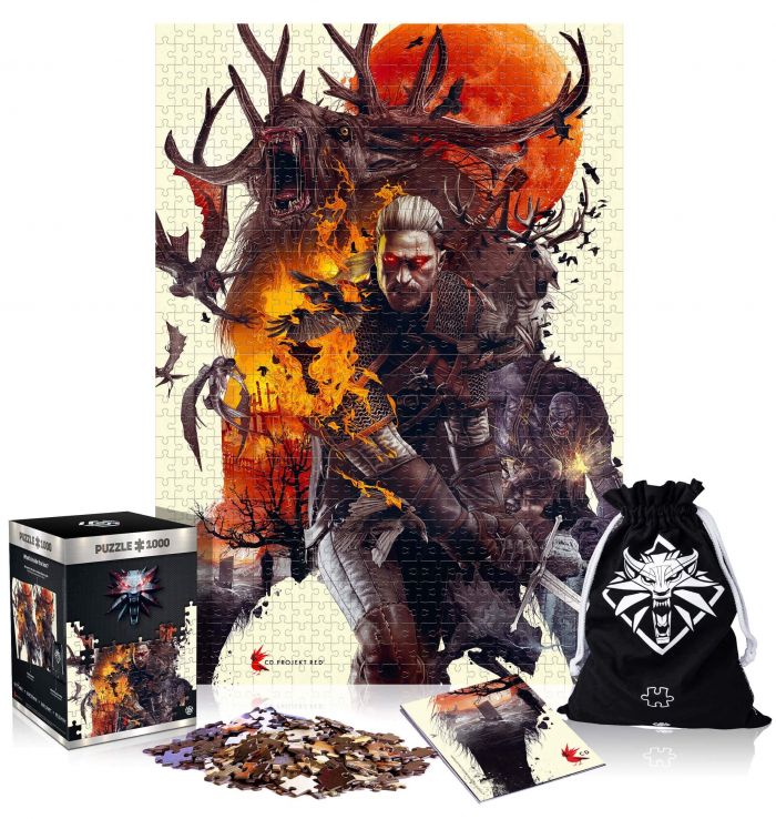 Пазл Witcher: Monsters puzzles 1000 ел.