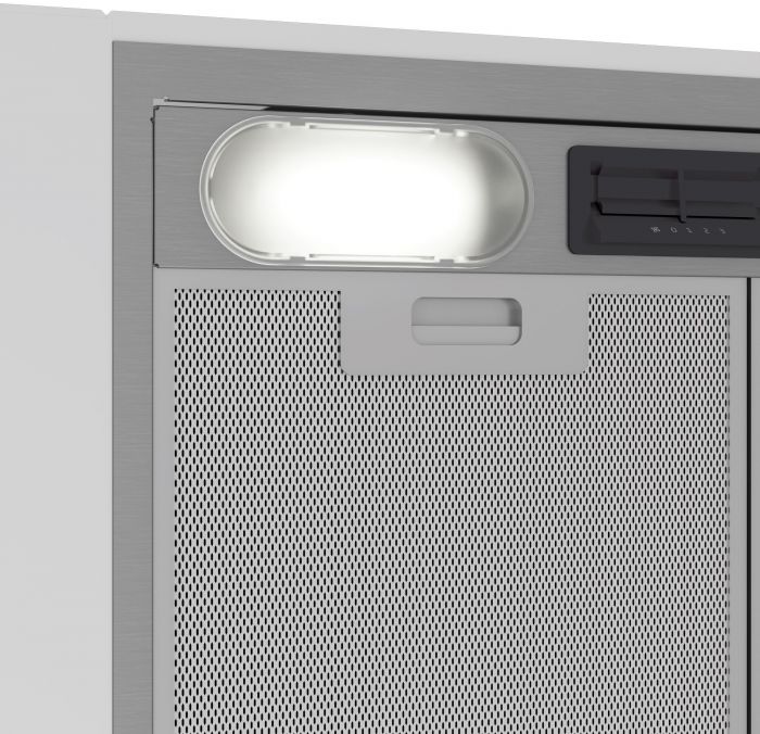 Витяжка Beko вбудована, 53см, 381м3ч, сірий