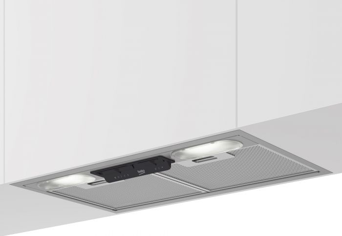Витяжка Beko вбудована, 53см, 381м3ч, сірий