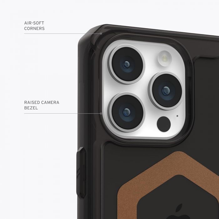 Чохол UAG для Apple Iphone 15 Pro Max Plyo Magsafe, Black/Bronze