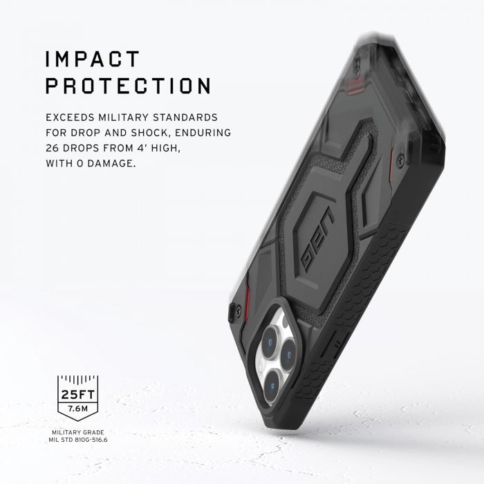Чохол UAG для Apple iPhone 15 Pro Monarch Pro Magsafe, Kevlar Black