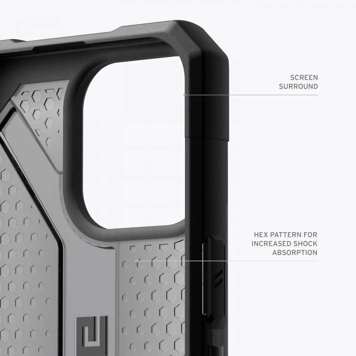 Чохол UAG для Apple iPhone 15 Pro Plasma, Ash