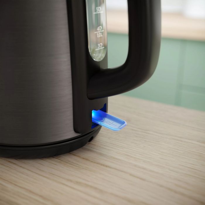 Електрочайник Philips Viva Collection, 1.7л, Strix, метал, чорно-мідний
