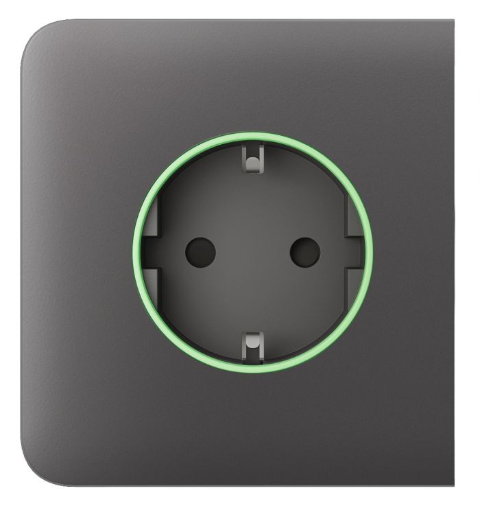 Бічна панель для вбудованої розетки Ajax SideCover for Outlet smart, Jeweler, бездротова, grey
