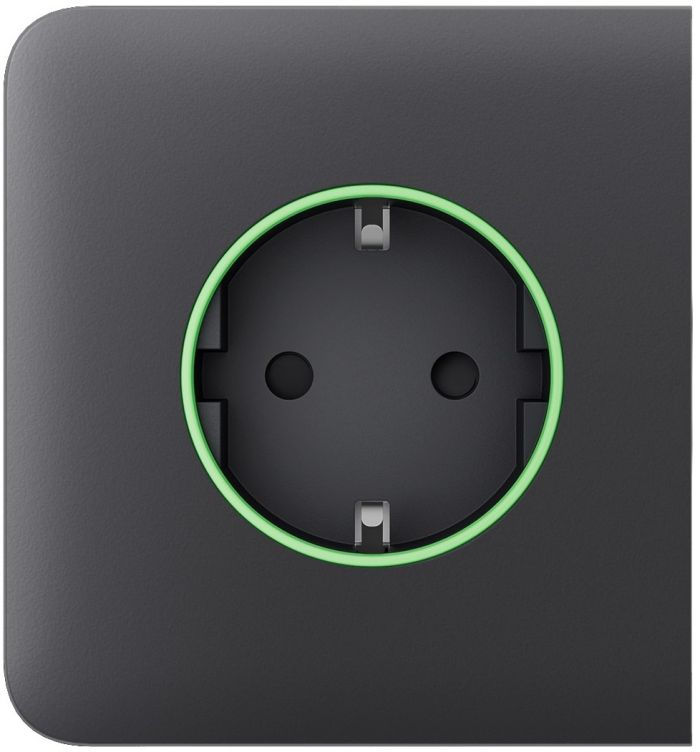 Бічна панель для вбудованої розетки Ajax SideCover for Outlet smart, Jeweler, бездротова, graphite