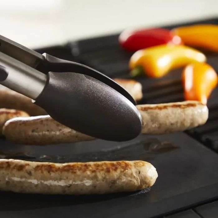 Щипці Tefal для гриля, сталь, чорно-сірий