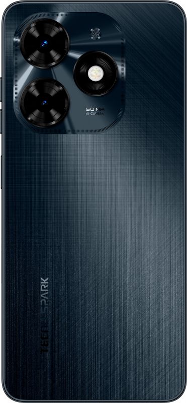 Смартфон TECNO Spark 20C (BG7n) 6.56" 4/128ГБ, 2SIM, 5000мА•год, Gravity Black