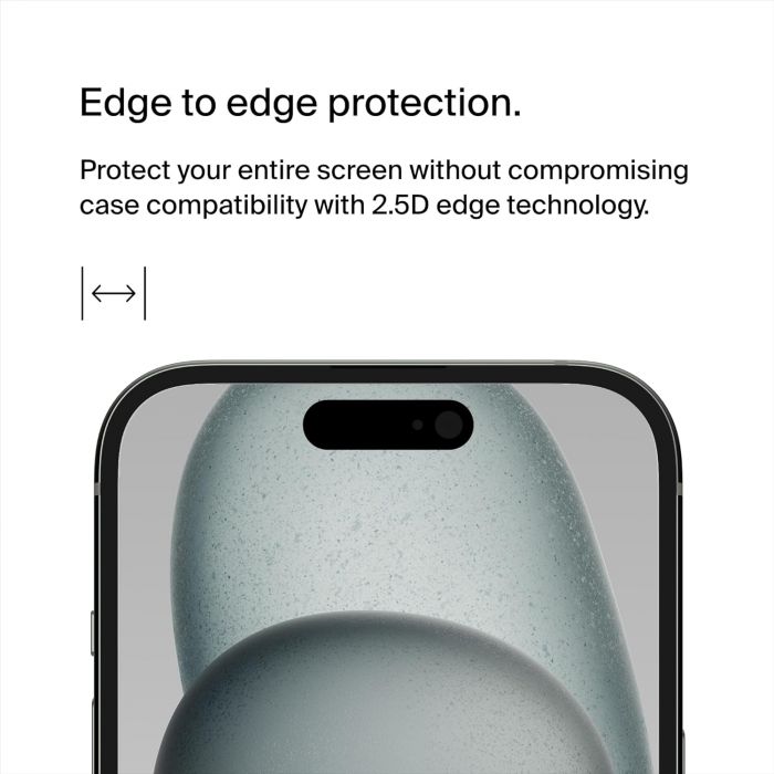 Захисне скло Belkin для Apple iPhone 15 Plus/14 Pro Max TemperedGlass Screen Protection