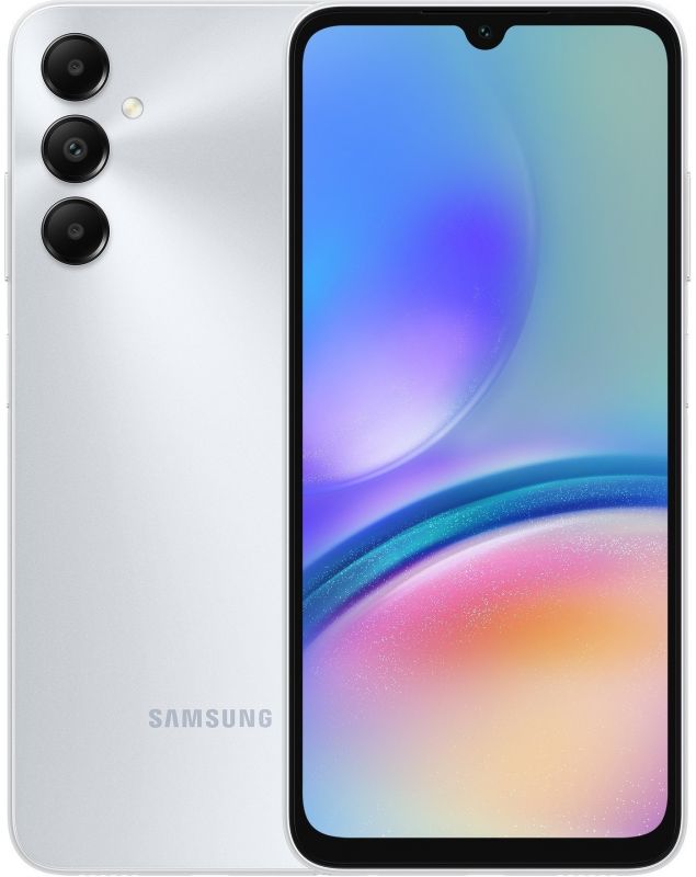 Смартфон Samsung Galaxy A05s (A057) 6.7" 4/64ГБ, 2SIM, 5000мА•год, сріблястий