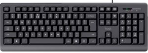 Клавіатура мембрана Trust Primo 104Key, USB-A, EN/UKR, Чорний