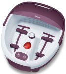 Масажна ванночка Beurer для ніг, від мережі, вага-1.6кг, 3 насадки, підтрим. температури води, біло-фіолетовий