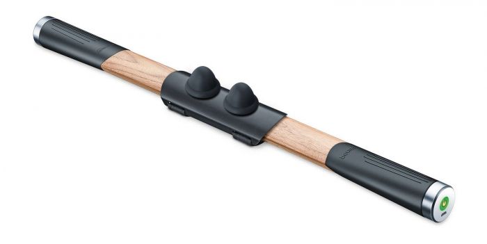 Масажер Beurer для фасцій, літій-іонний акум., micro-USB, вага-0.83кг, 3 насадки, 2 режими, чорний
