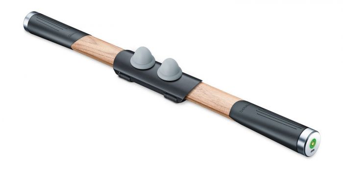 Масажер Beurer для фасцій, літій-іонний акум., micro-USB, вага-0.83кг, 3 насадки, 2 режими, чорний