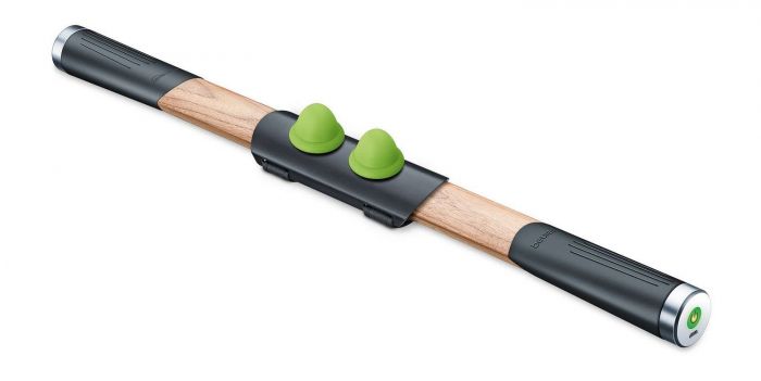 Масажер Beurer для фасцій, літій-іонний акум., micro-USB, вага-0.83кг, 3 насадки, 2 режими, чорний