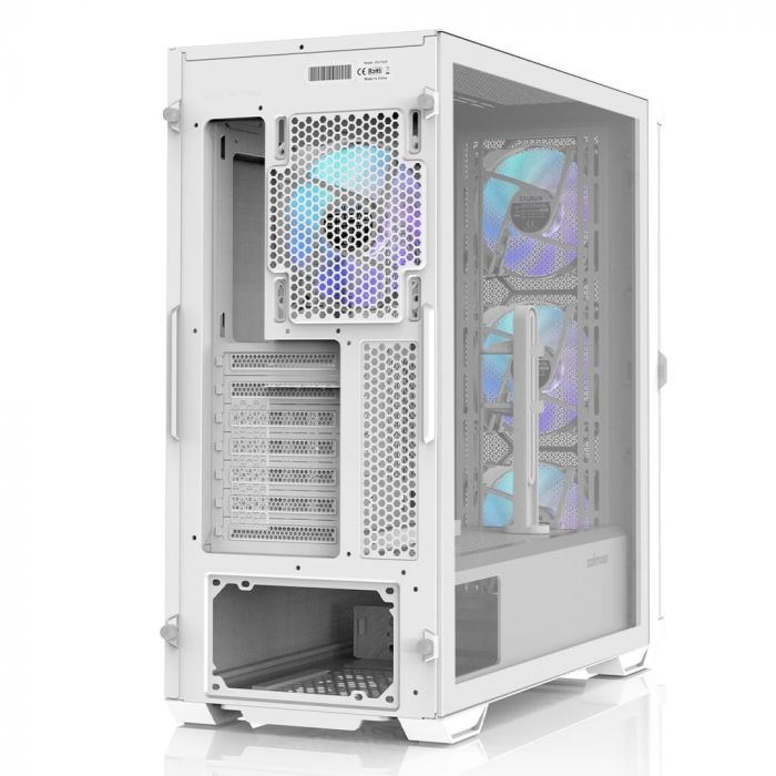 Корпус Zalman Z10 Duo без БЖ, 2xUSB3.0, 1xUSB Type-C, 4x120мм ARGB, VGA 395мм, LCS ready, TG Side Panel, EATX,  білий