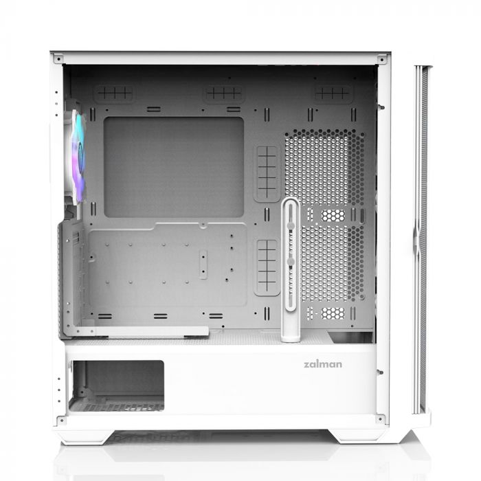 Корпус Zalman Z10 Duo без БЖ, 2xUSB3.0, 1xUSB Type-C, 4x120мм ARGB, VGA 395мм, LCS ready, TG Side Panel, EATX,  білий