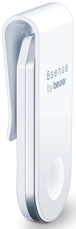 Тренажер Beurer для осанки, літій-іонний акум., USB, вага-0.01кг, підкл. до смартфону, білий
