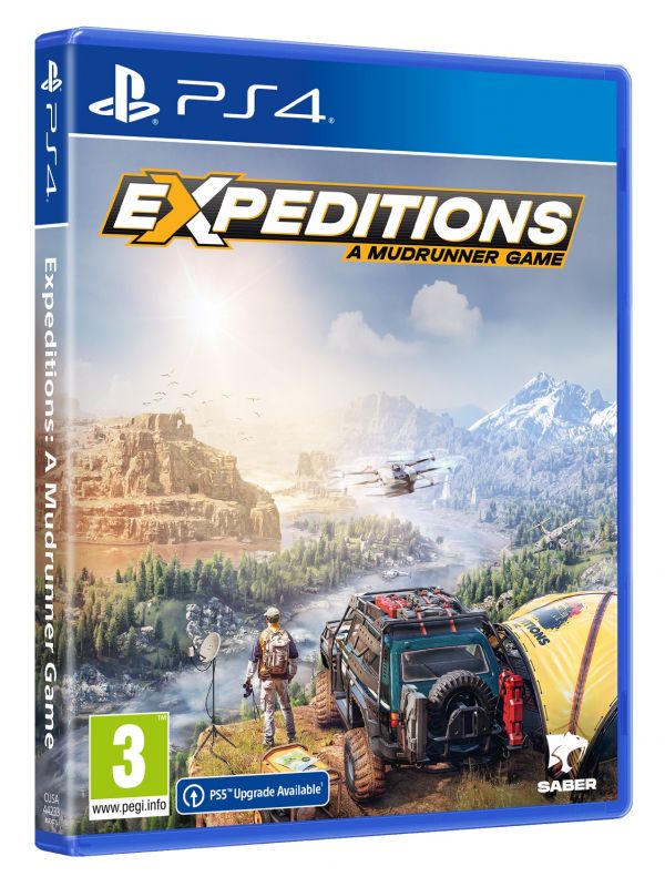 Гра консольна PS4 Expeditions: A MudRunner Game, BD диск