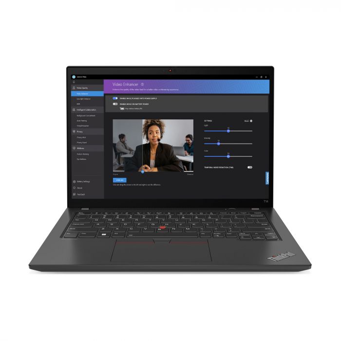 Ноутбук Lenovo ThinkPad T14-G4 14" WUXGA IPS AG, Intel i7-1355U, 16GB, F1TB, UMA, Win11P, чорний
