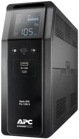 Джерело безперебійного живлення APC Back UPS Pro S 1200VA/720W, LCD, USB, 6+2 C13