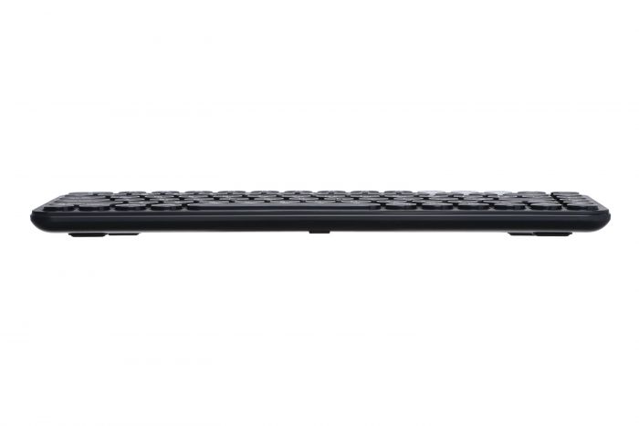 Клавіатура мембранна 2E KS250 84key, WL/BT, EN/UK, чорно-сірий
