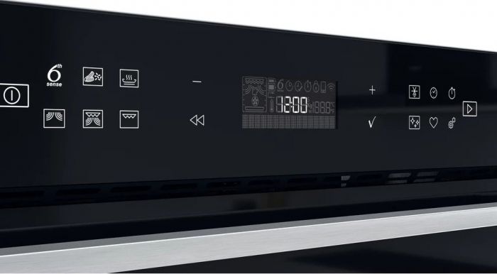 Мікрохвильова піч Whirlpool вбудовувана, 31л, електронне упр., 1000Вт, гриль, дисплей, чорний