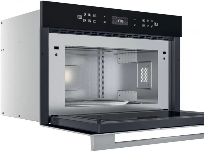 Мікрохвильова піч Whirlpool вбудовувана, 31л, електронне упр., 1000Вт, гриль, дисплей, чорний