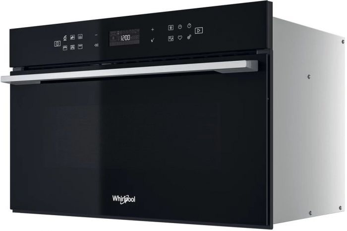 Мікрохвильова піч Whirlpool вбудовувана, 31л, електронне упр., 1000Вт, гриль, дисплей, чорний