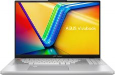 Ноутбук ASUS Vivobook Pro 16X K6604JV-K8079 16" WQXGA IPS, Intel i9-13980HX, 32GB, F1TB, NVD4060-8, NoOS, Сріблястий