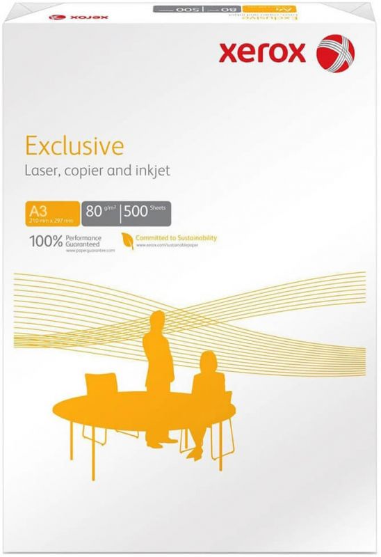 Папір Xerox офісний A3 Exclusive 80г/м2 500ар. (Class A+)