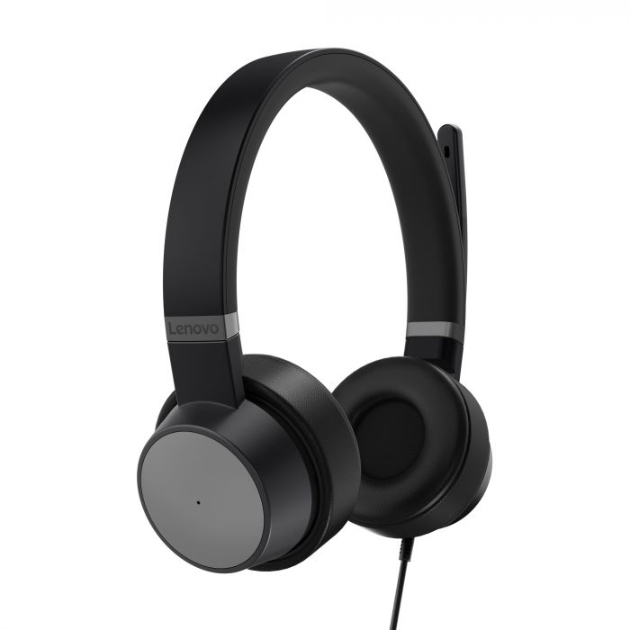 Гарнітура ПК стерео Lenovo Go Wired ANC Headset, чорний