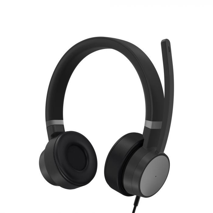 Гарнітура ПК стерео Lenovo Go Wired ANC Headset, чорний