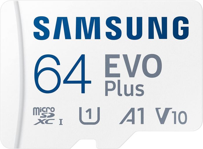 Карта пам'яті Samsung microSDHC 64GB C10 UHS-I R100MB/s Evo Plus + SD