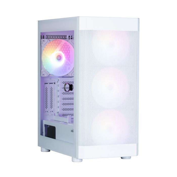 Корпус Zalman I4 TG без БЖ, 2xUSB3.0, 1xUSB2.0, 4x140мм RGB, VGA 320мм, LCS ready, TG Side Panel, ATX, білий