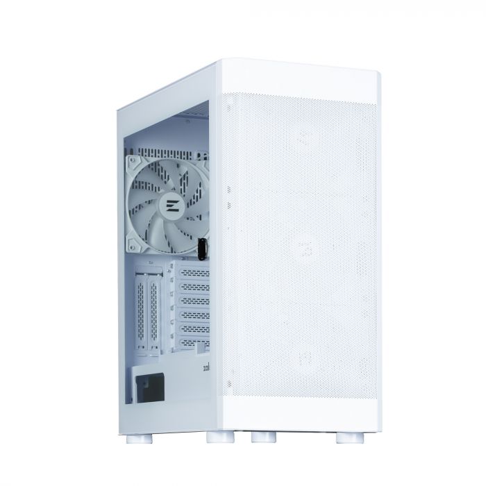 Корпус Zalman I4 TG без БЖ, 2xUSB3.0, 1xUSB2.0, 4x140мм RGB, VGA 320мм, LCS ready, TG Side Panel, ATX, білий