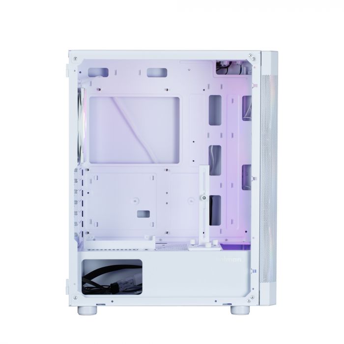 Корпус Zalman I4 TG без БЖ, 2xUSB3.0, 1xUSB2.0, 4x140мм RGB, VGA 320мм, LCS ready, TG Side Panel, ATX, білий