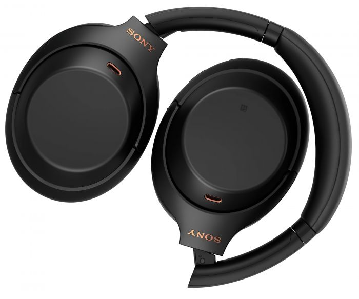 Навушники Over-ear Sony WH-1000XM4 BT 5.0, ANC, Hi-Res, AAC, LDAC, Wireless, Mic, Чорний