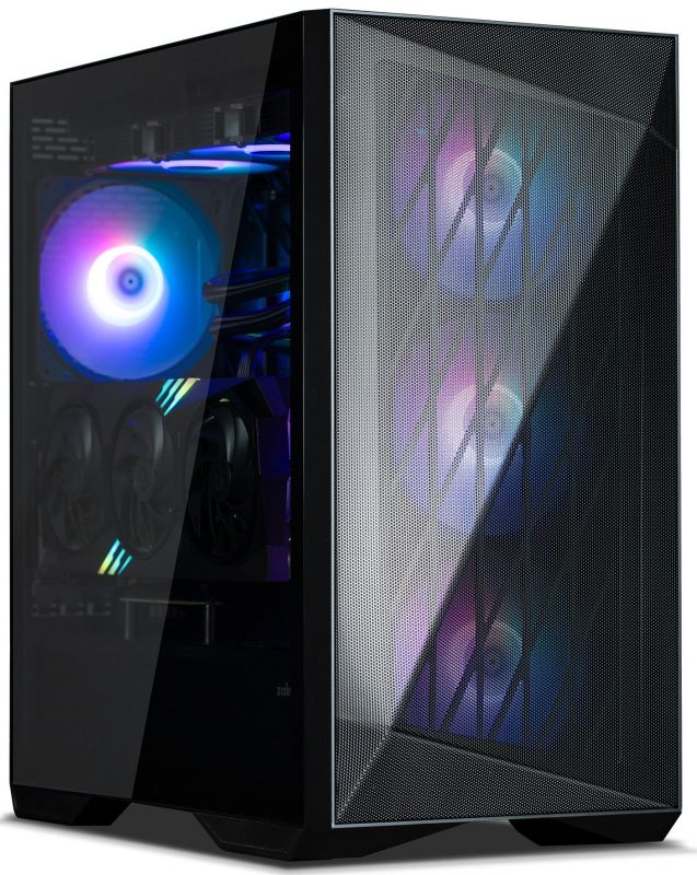 Корпус Zalman Z9 Iceberg MS без БЖ, 2xUSB3.0, 2xUSB2.0, 1xUSB 3.1 Gen2 Type-C, 4x140мм ARGB, VGA 390мм, LCS ready, TG Side Panel, EATX, чорний