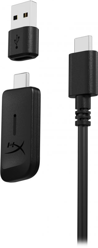 Гарнітура ігрова HyperX Cloud III, WL/USB-A/USB-C, чорний
