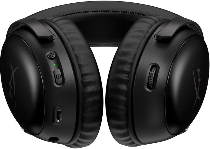 Гарнітура ігрова HyperX Cloud III, WL/USB-A/USB-C, чорний