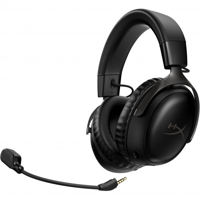 Гарнітура ігрова HyperX Cloud III, WL/USB-A/USB-C, чорний