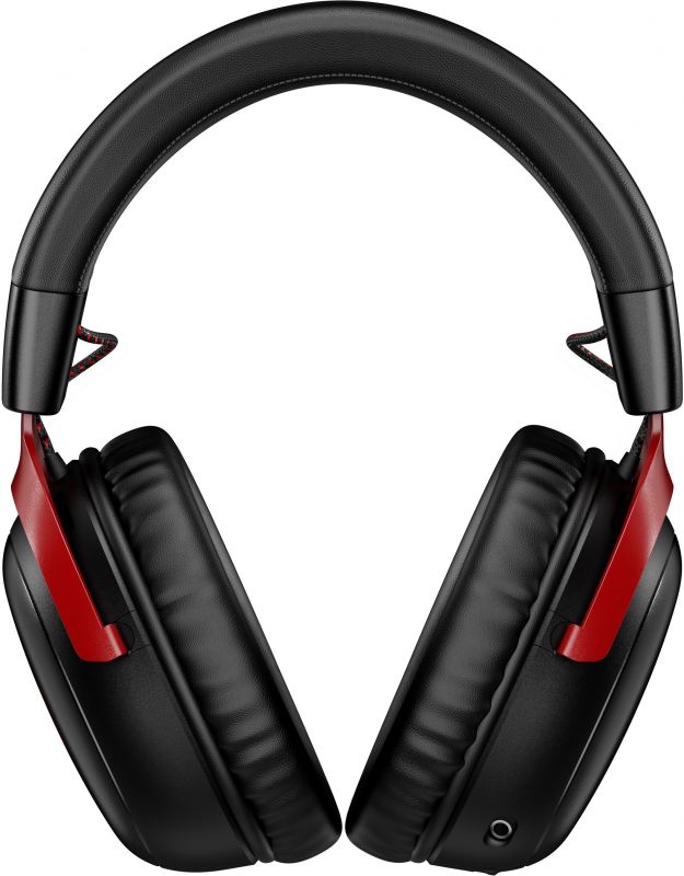 Гарнітура ігрова HyperX Cloud III, WL/USB-A/USB-C, чорно-червоний