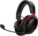 Гарнітура ігрова HyperX Cloud III, WL/USB-A/USB-C, чорно-червоний