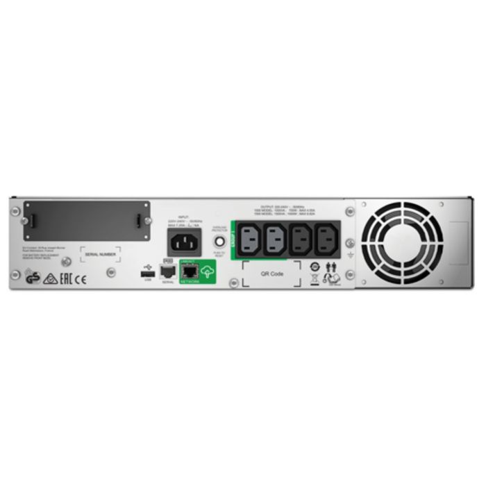 Джерело безперебійного живлення APC Smart-UPS 1000VA/700W, RM 2U, LCD, USB, SmartConnect, 4xC13