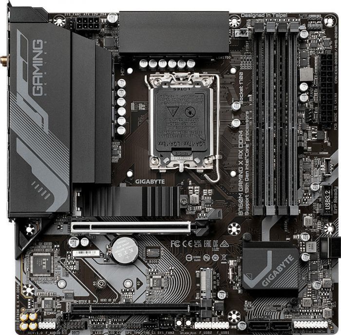 Материнська плата GIGABYTE B760M G X AX DDR4 s1700 B760M 4xDDR4 M.2 HDMI DP mATX