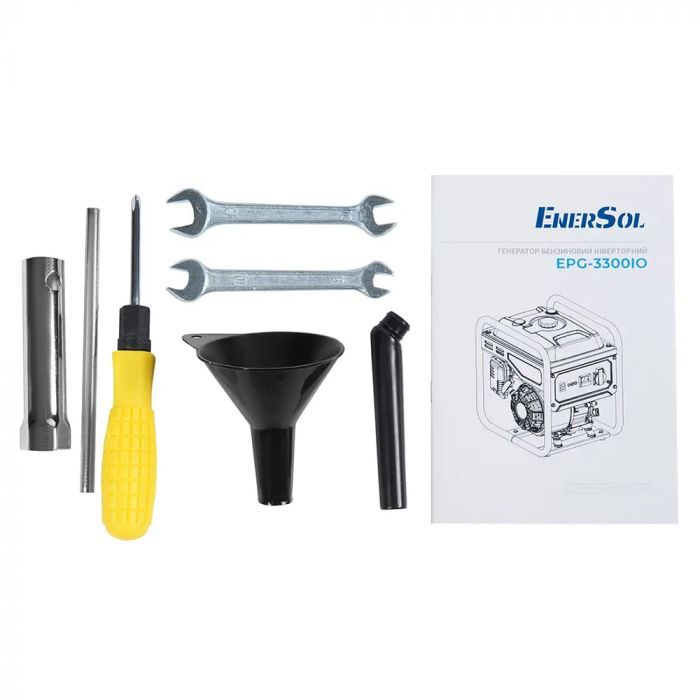 Генератор бензиновий інверторний EnerSol, 230В (1 фаза), 3/3.3кВт, AVR, 25кг